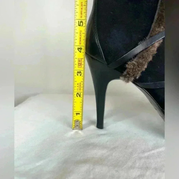 Circa Joan & David Dulcinea Black Suede Mid Calf Boot Women’s Size 8.5 Medium - Picture 12 of 16